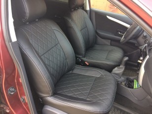 Каркасные авточехлы на Nissan Almera G15 Каркасные авточехлы на Nissan Almera G15