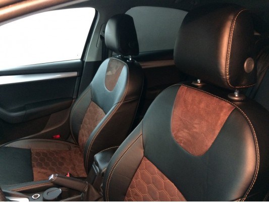 Каркасные авточехлы на Skoda Octavia A7 Каркасные авточехлы на Skoda Octavia A7